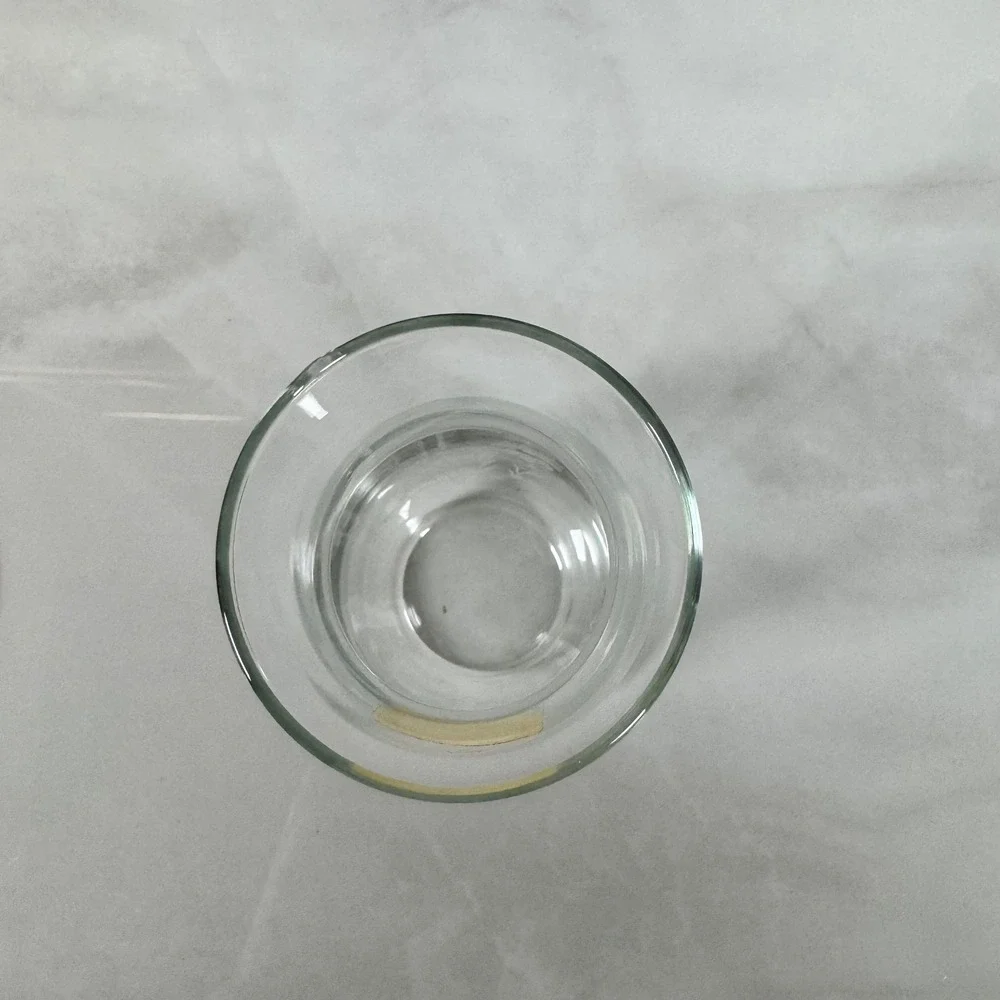 Pasabahce Small Vintage Floral Etched Clear Glass Vase Daisy Made in Turkey‎
